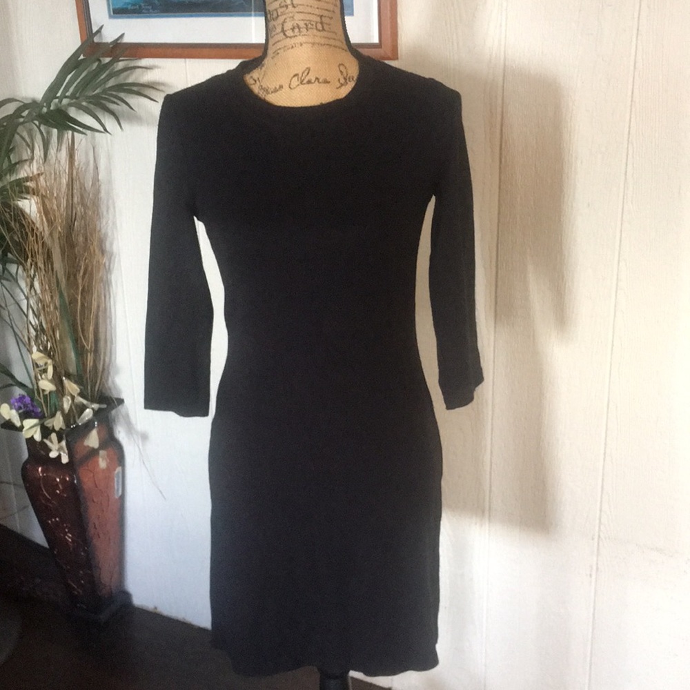 Dalia Ladies Sweater Dress Zip Up Back Size Small